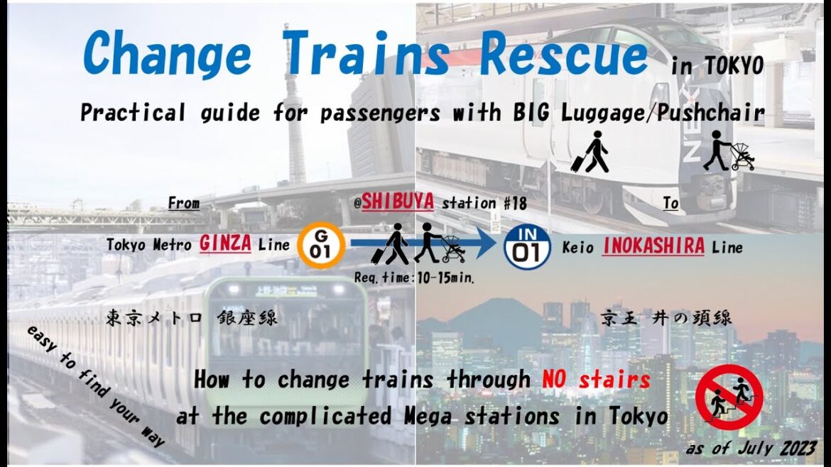 Change Trains Rescue Shibuya #18 from Tokyo Metro Ginza Line to Keio Inokashira Line Change Trains Rescue Shibuya #18 from Tokyo Metro Ginza Line to Keio Inokashira Line
