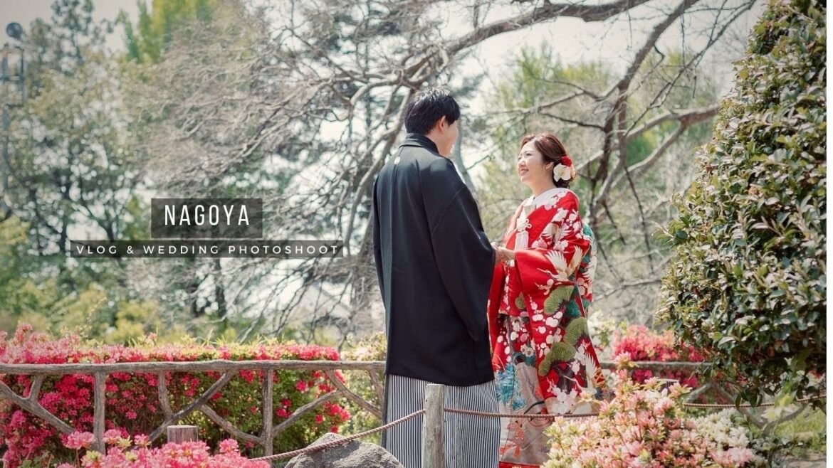 Japanese Wedding Photoshoot in Nagoya by Watabe Wedding, exploring the city and good food