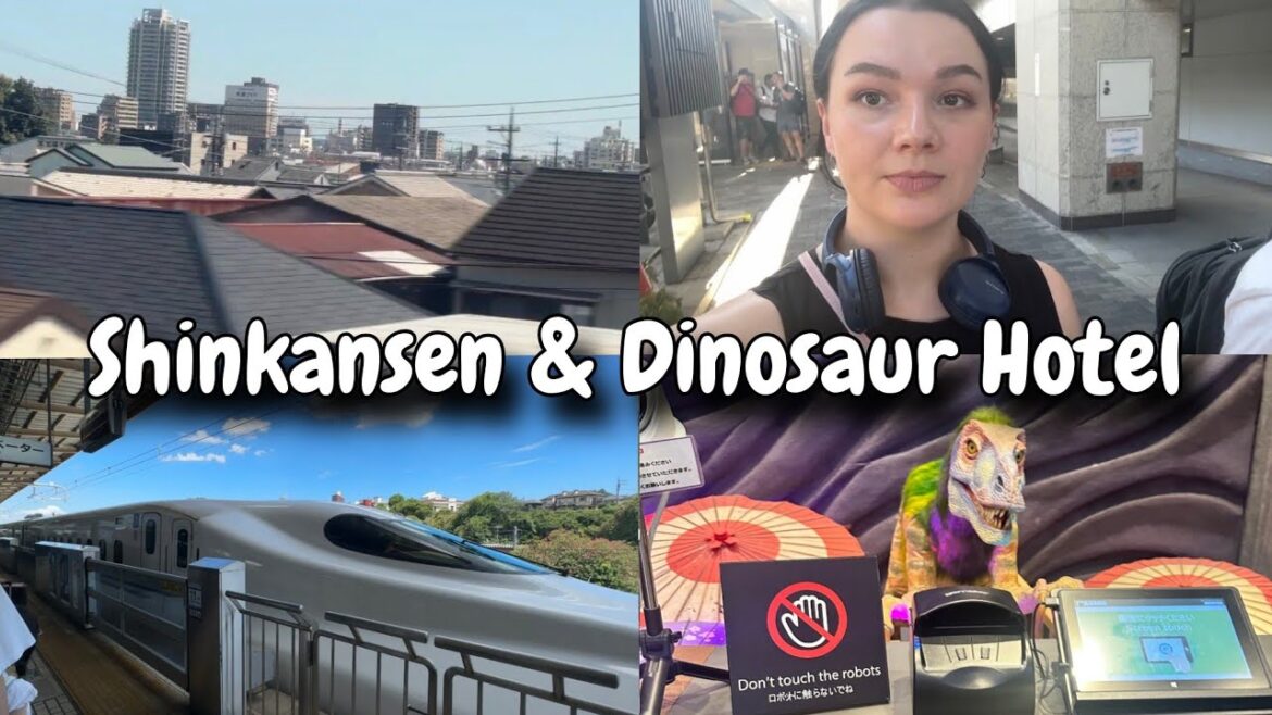Japan Video Diaries | Shinkansen しんかんせん (Bullet Train) & Dinosaur Hotel Japan Video Diaries | Shinkansen しんかんせん (Bullet Train) & Dinosaur Hotel