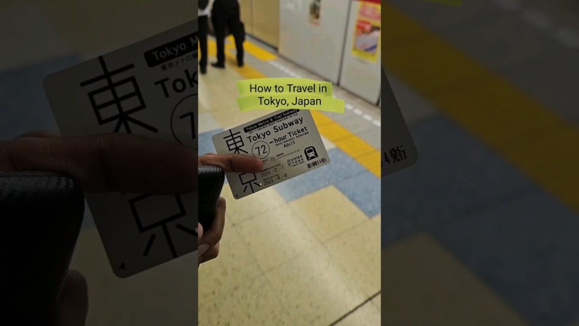 How to travel in Tokyo, Japan🇯🇵🚅.