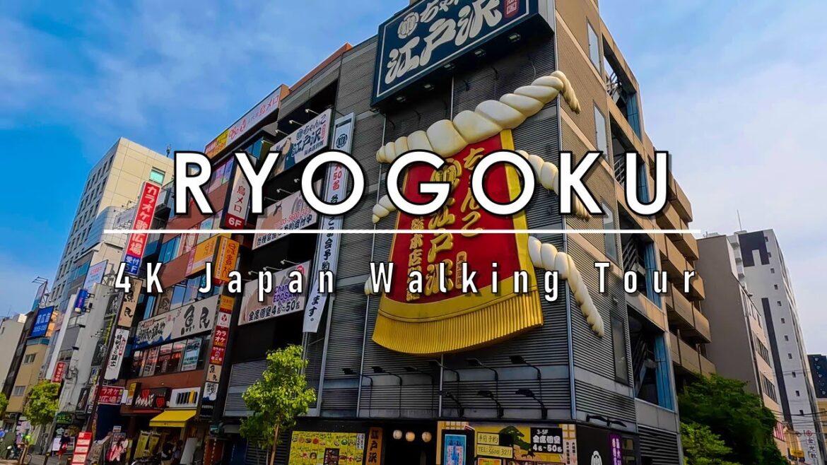 Tokyo Walking 4K Ryogoku /1hours