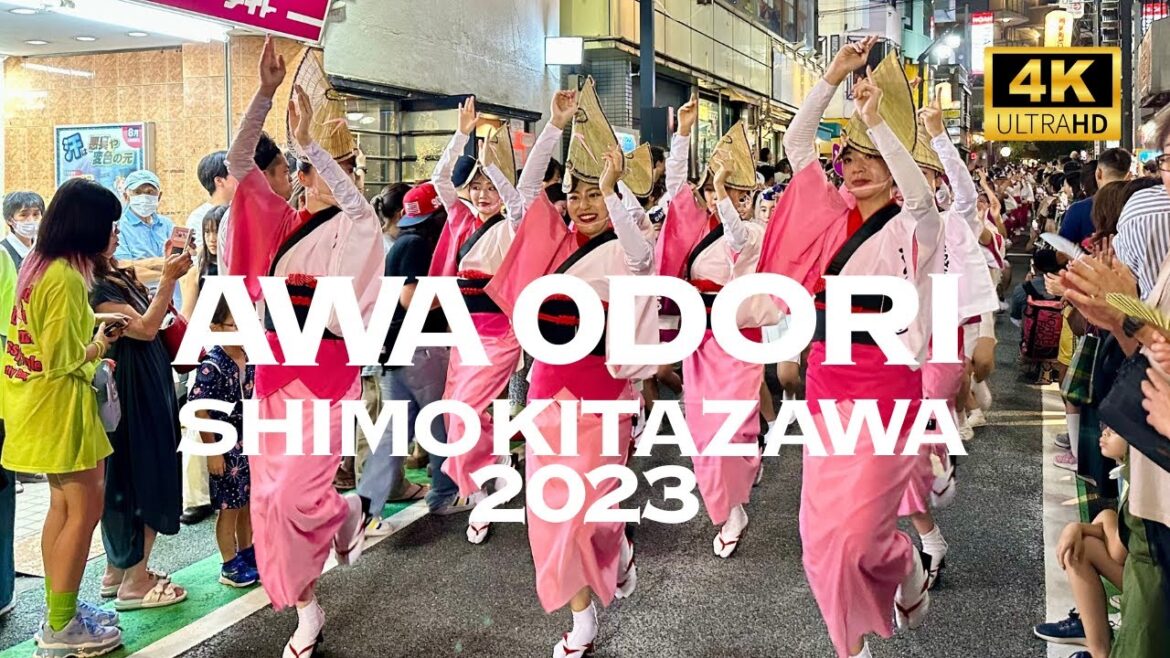 [4K] AWA ODORI in Shimokitazawa, Tokyo 2023🇯🇵🐧 阿波踊り 下北沢 東京