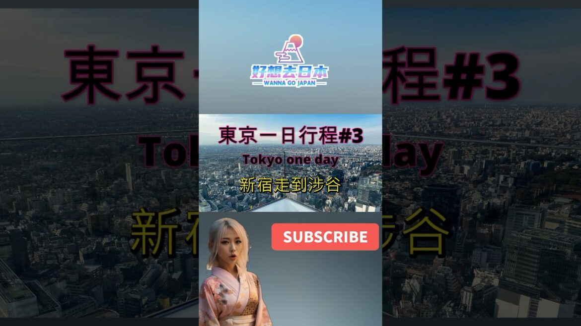 【🇯🇵日本旅遊】東京一日行程編 EP3丨日本行程安排丨新宿丨原宿丨涉谷丨東京自由行