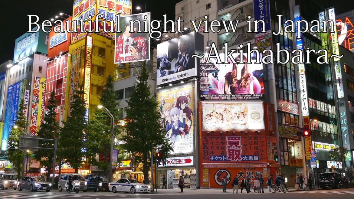 【Tokyo】Beautiful night view in Japan ～Akihabara～