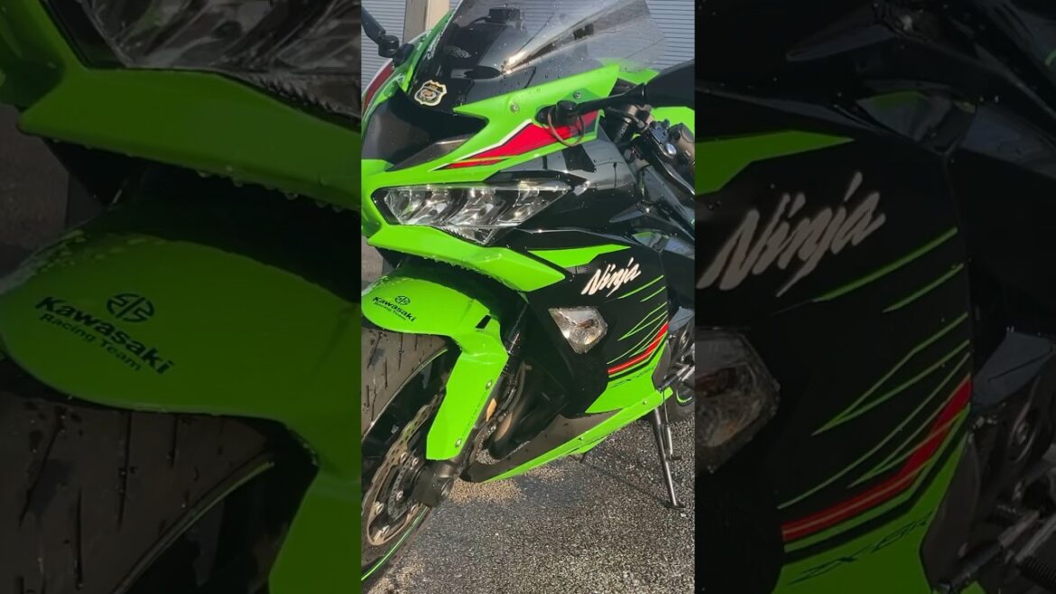Kawasaki racing team /2023 model ninja zx6r #shortvideo #youtubeshorts #travel #viral