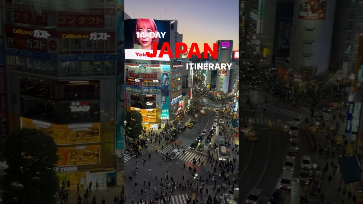 2-week Japan itinerary for first-timers 🇯🇵 #shorts #japan #traveljapan