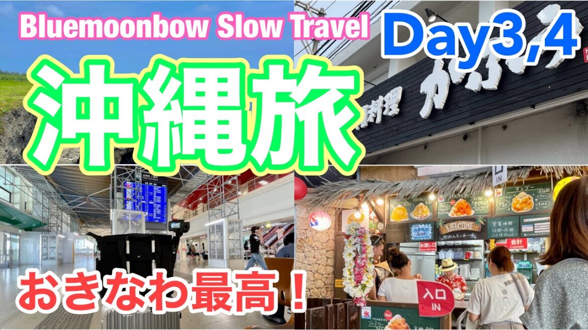 【2023.7 沖縄旅③】3〜4日目/トロピカルなかき氷/沖縄そば/沖縄料理/那覇空港