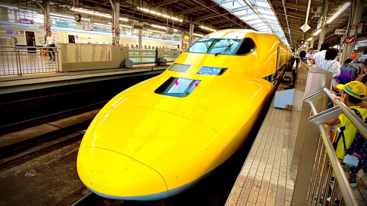 🇯🇵 Bullet Train’s Doctor⁉︎Riding Japan’s Precious Yellow Shinkansen Tokyo-Osakaドクターイエロー 新幹線