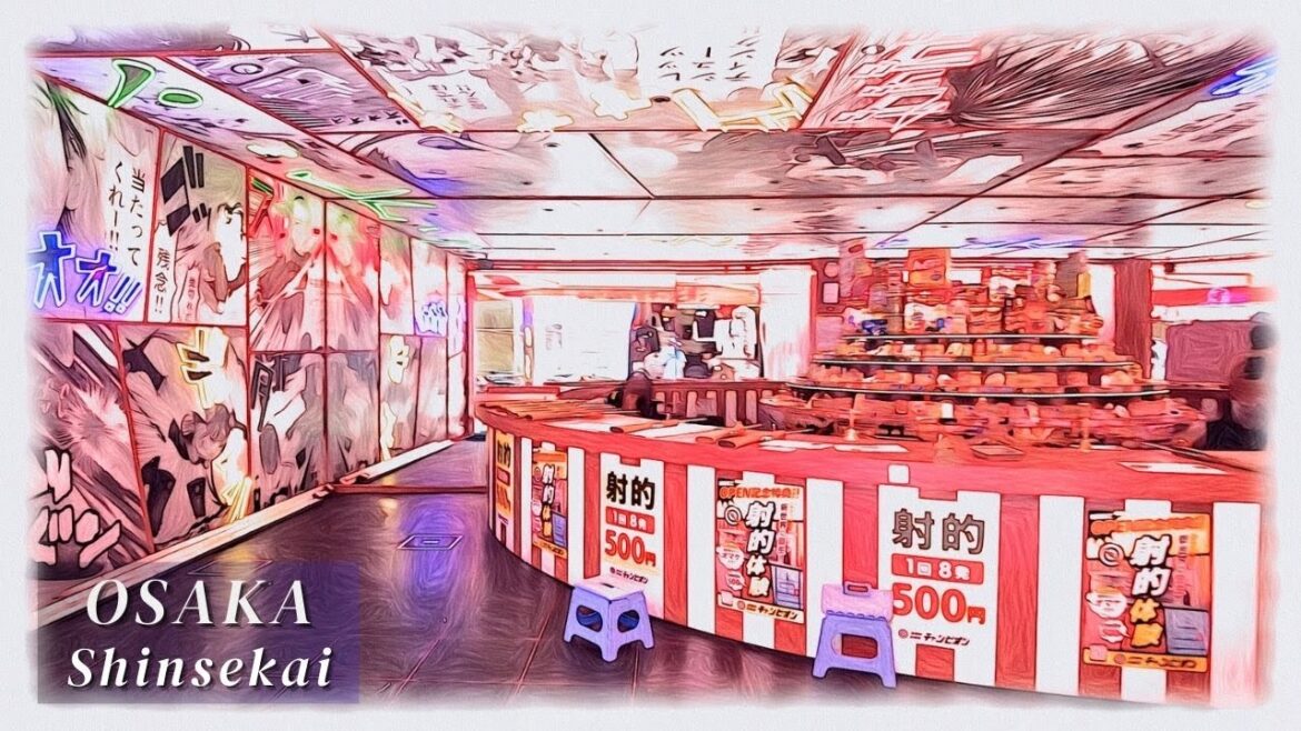 【4K Japan】大阪 新世界・通天閣散歩 🗼