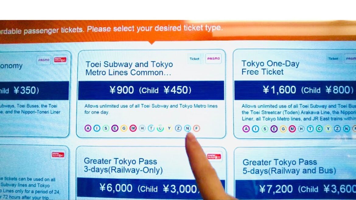 $6.5/day Tokyo Metro・Toei Subway day Pass /One of the best for sightseeing in Tokyo