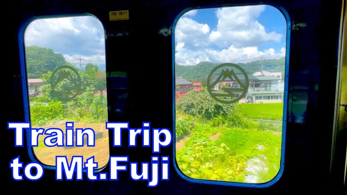 A Short Trip on Fujikyu to Mt Fuji / 富士急に乗って富士山駅へ #mtfuji