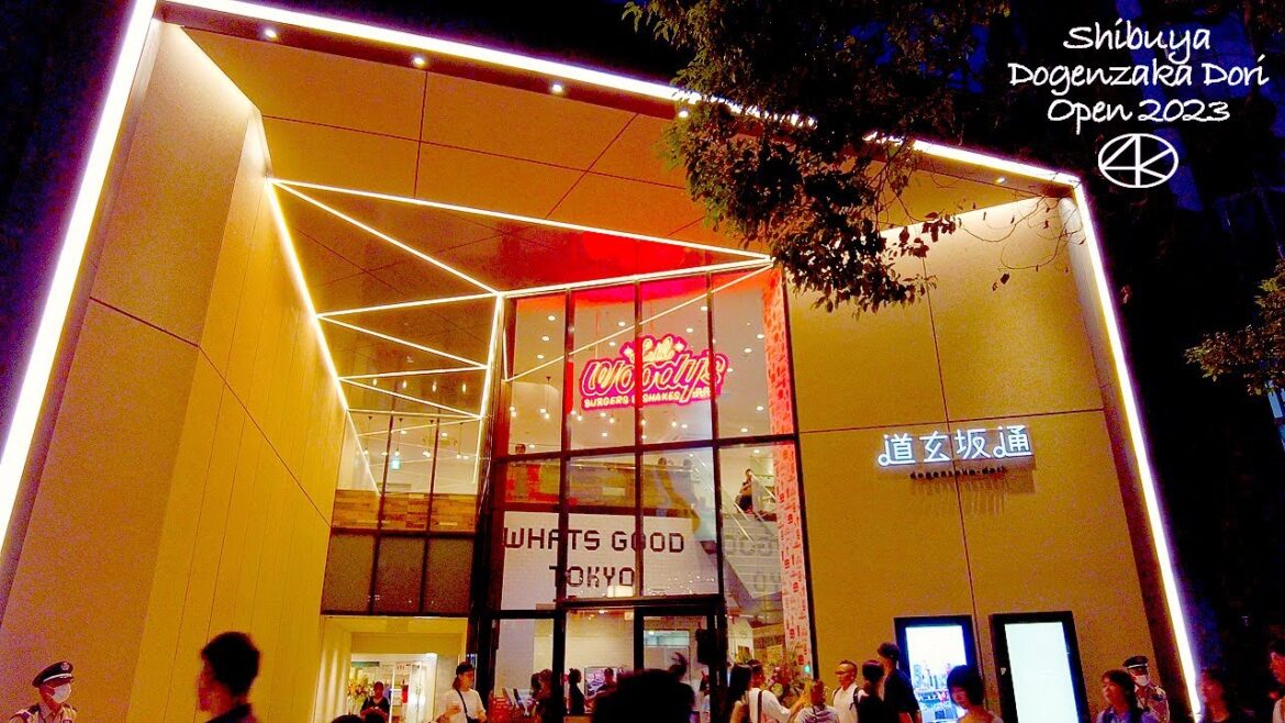 4K【渋谷 道玄坂通オープン】スクランブル交差点からdogenzaka-dori 2023 東京 Japan