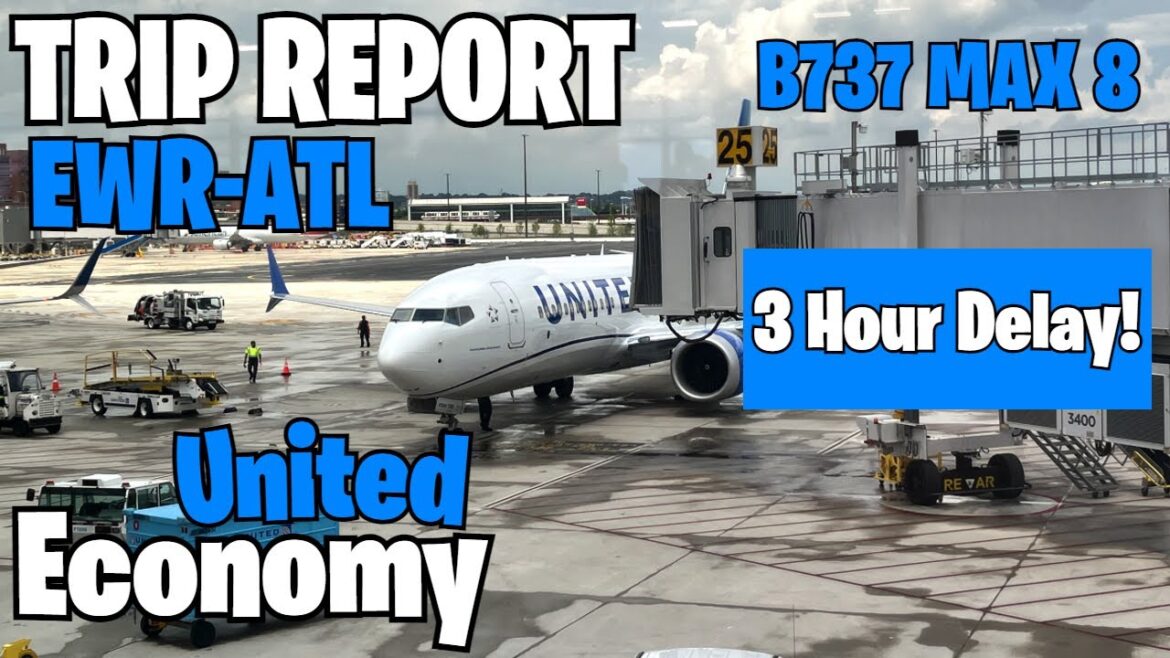 TRIP REPORT | United Airlines Boeing 737 MAX 8 | ECONOMY | Newark (EWR) - Atlanta (ATL)