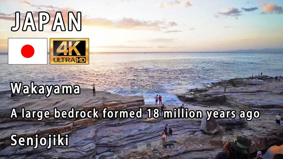 Wakayama, a large beddrock formeo 10 million years ago ( Senjojiki )