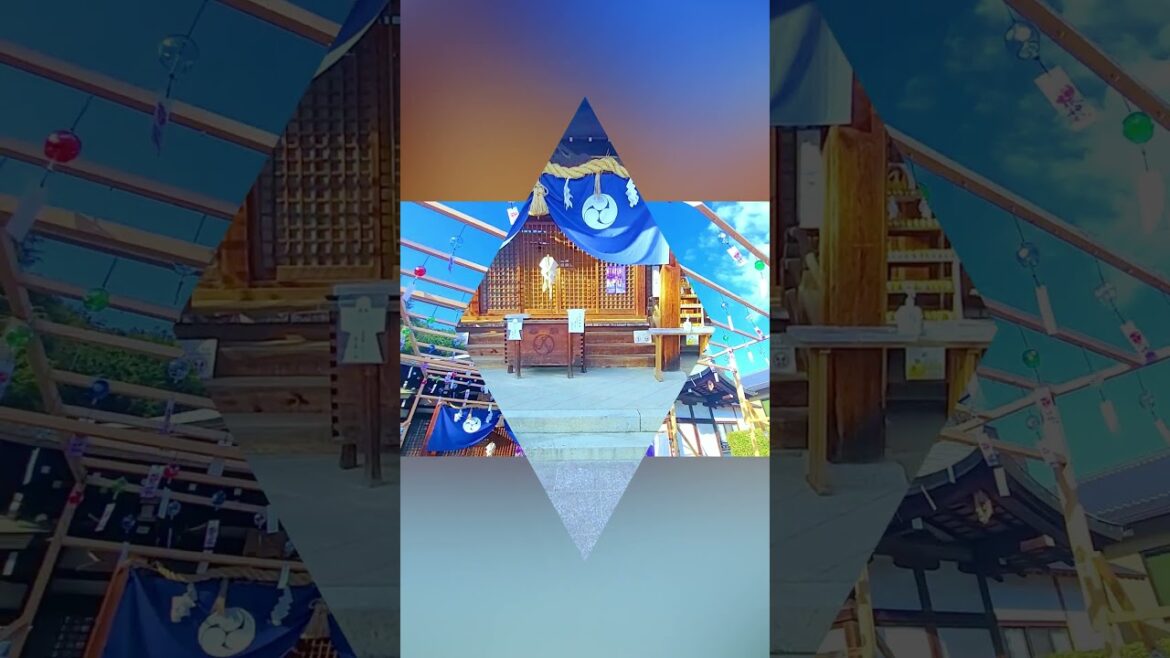 広島・風鈴飾り 鶴羽根神社 #vlog #hitひろしま観光大使 #広島 #japan