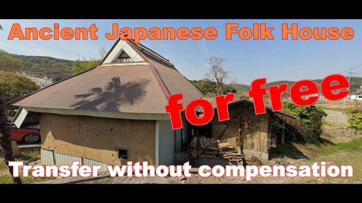 Transfer without compensation, Japan, Kasaoka City, Okayama Prefecture, Old Folk House