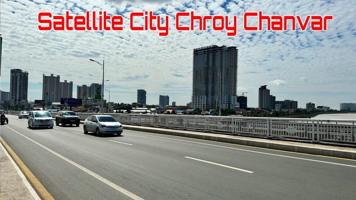 Chroy Changvar Phnom Penh Cambodia Street Touring l Cambodia Trip Aug 2023