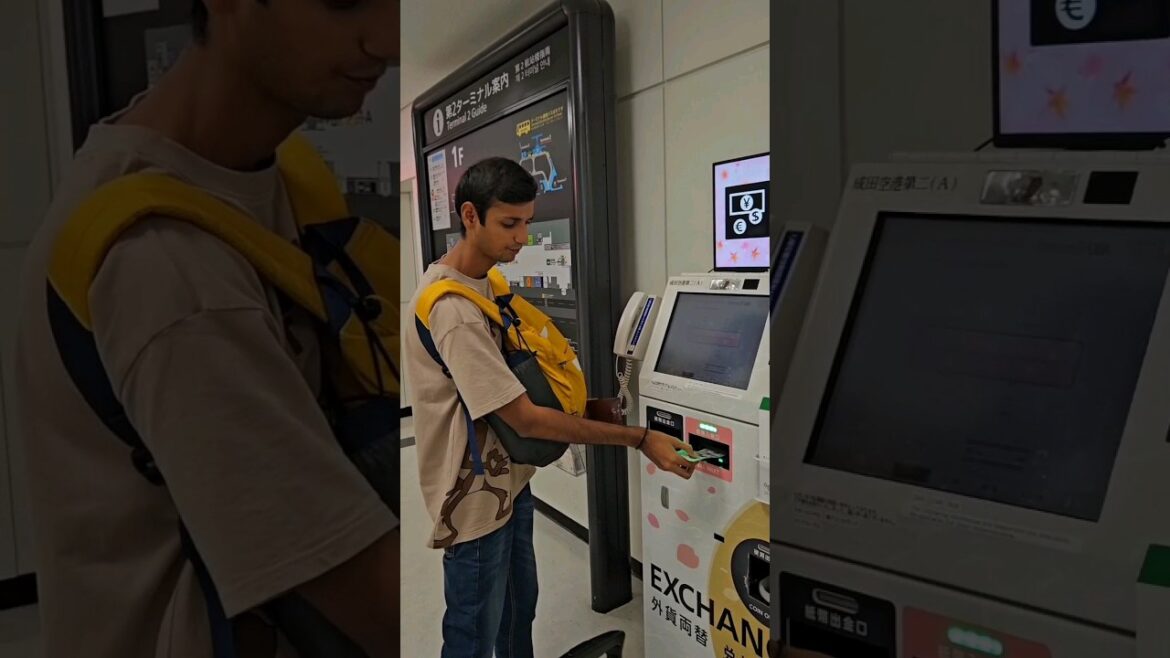 Japan Currency Exchange Machine😯🇯🇵. Japan Currency Exchange Machine😯🇯🇵.