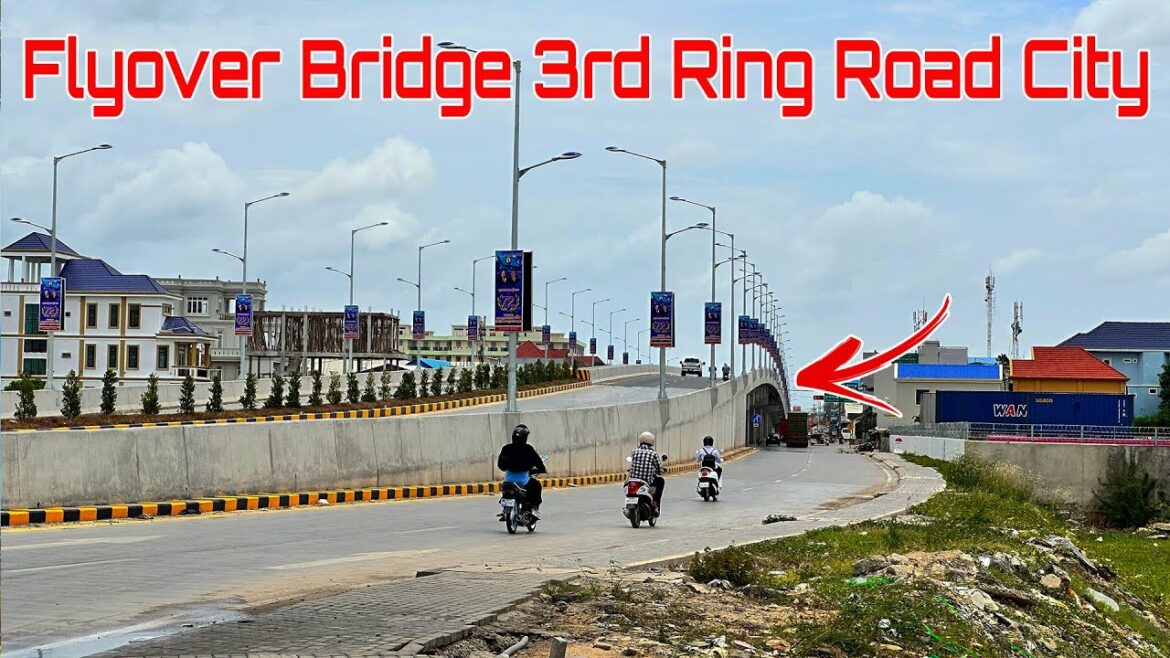 Flyover Bridge National Road 4 Connected Win Win Road To 3rd Ring Road Phnom Penh City Flyover Bridge National Road 4 Connected Win Win Road To 3rd Ring Road Phnom Penh City