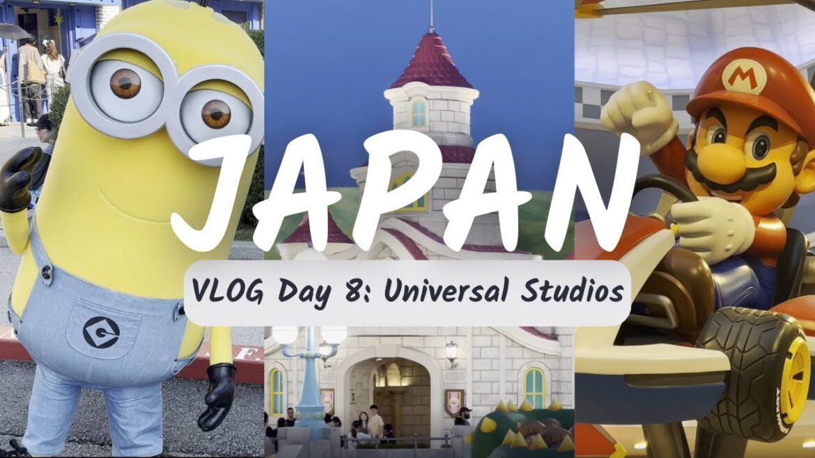 Japan Vacation VLOG: Day 8 - Universal Studios Osaka | Super Mario World | Harry Potter | Shopping
