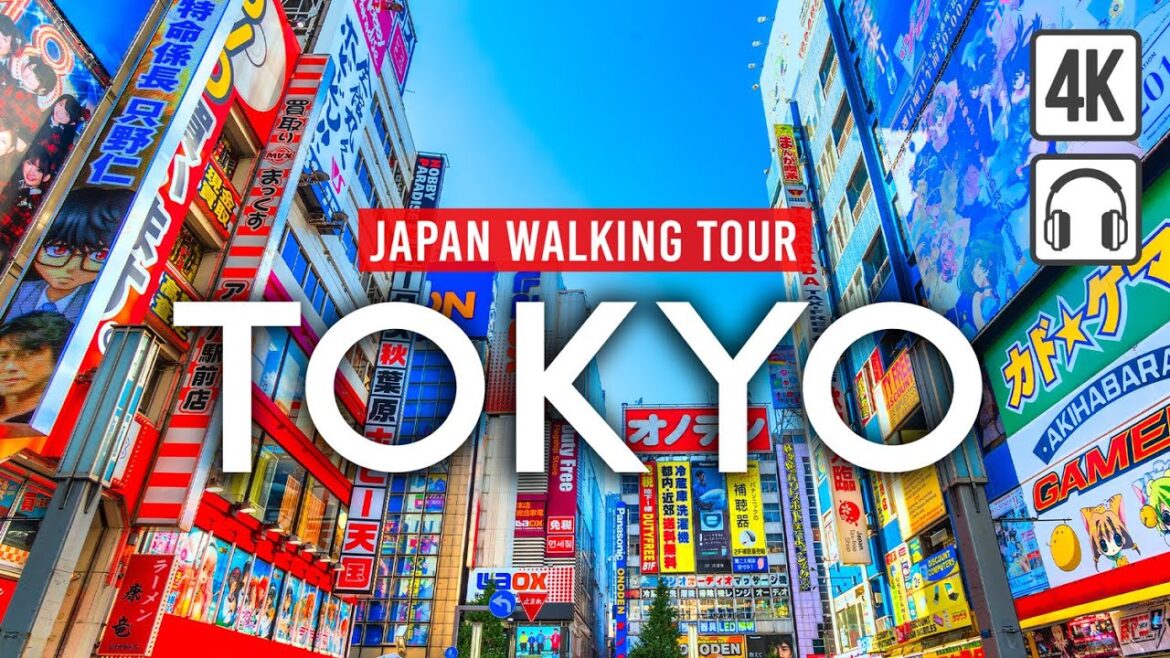 Tokyo, Japan 4K Walking Tour - Captions & Immersive Sound [4K Ultra HD/60fps]