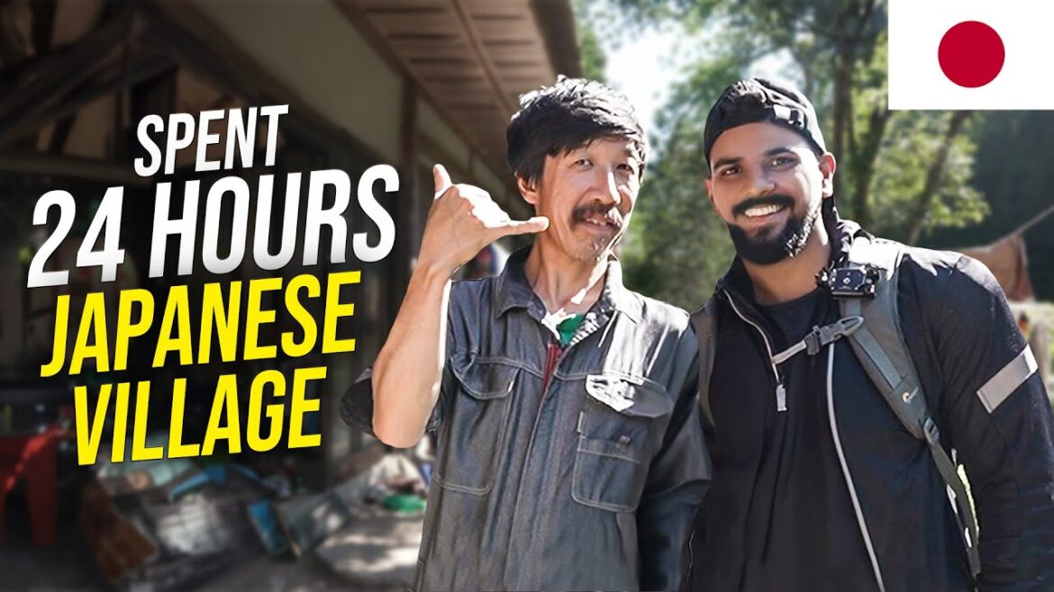 Living 24 Hours in JAPANESE VILLAGE for II जापान के गाँव II  Indian in Japan II