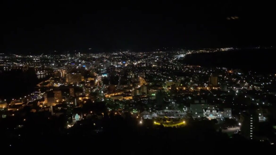 Mount Hakodate Romantic Cable Car View #hakodate