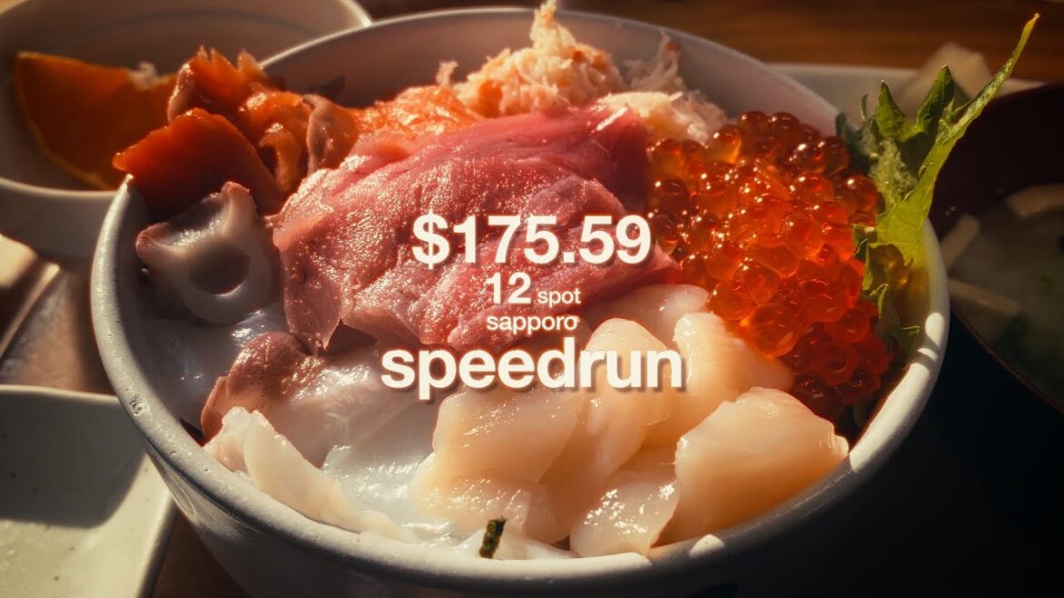 i spent $175.59 in Japan: a Sapporo speedrun