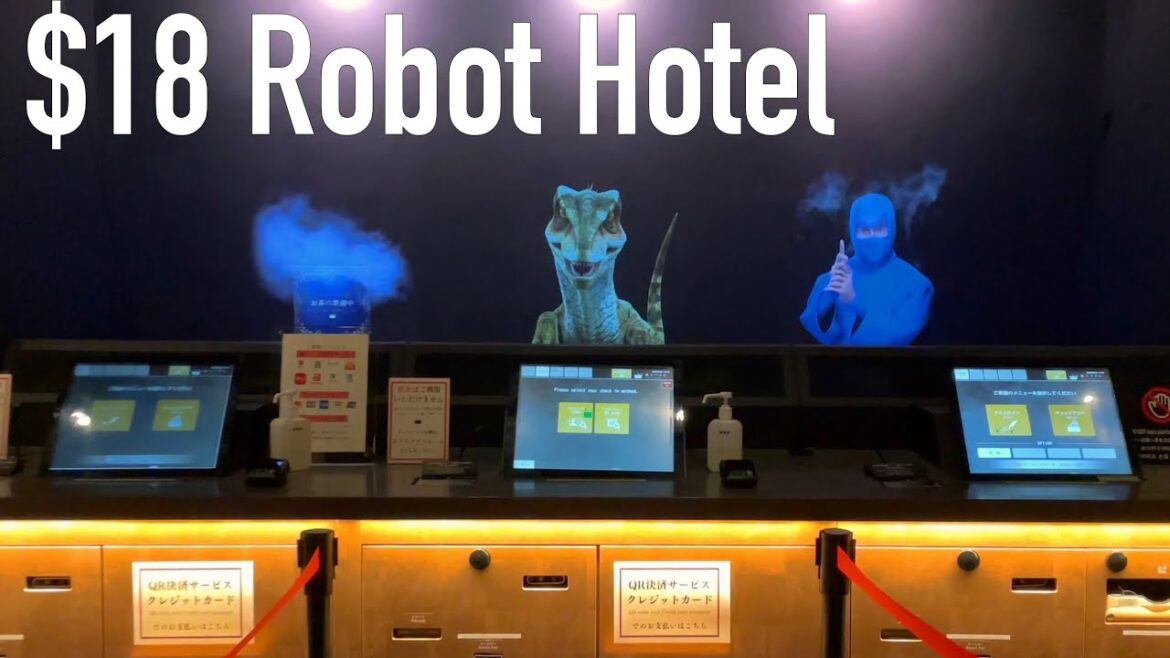 4K Staying at Robot Hotel 🤖😎 in Tokyo, Japan | Henn na Hotel Asakusa Tawaramachi