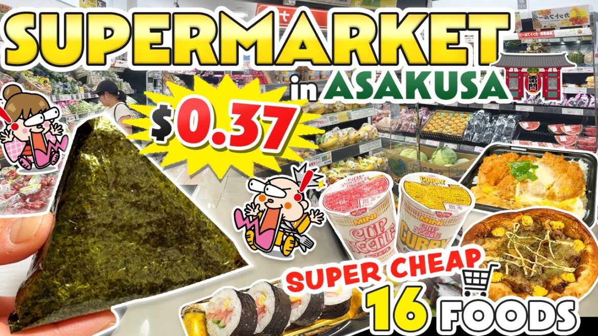 Japanese Supermarket Food Tour in Asakusa Tokyo / Japan Travel Vlog Japanese Supermarket Food Tour in Asakusa Tokyo / Japan Travel Vlog
