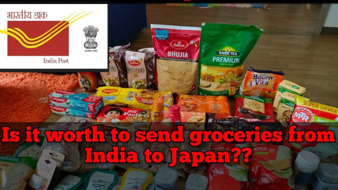 India se Japan grocery bhejna kitna sasta #indianinjapan #indianpost #indiangroceryhaul
