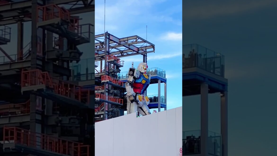 A REAL LIFE GUNDAM! 🤖💥✨ Gundam Factory at Yokohama