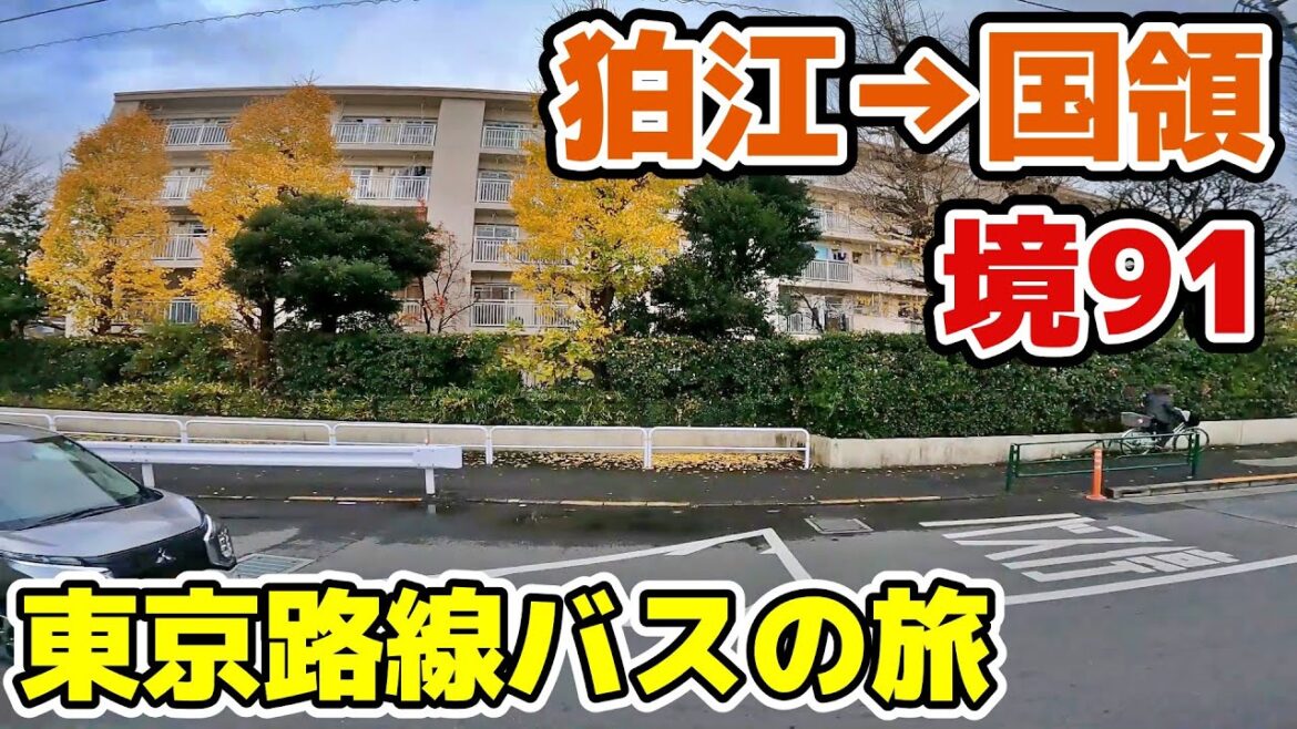 【小田急/境91系統】狛江駅⇒国領駅 狛江市 調布市 東京バス旅 tokyo cityscape bus trip komae kokuryo chofu japan