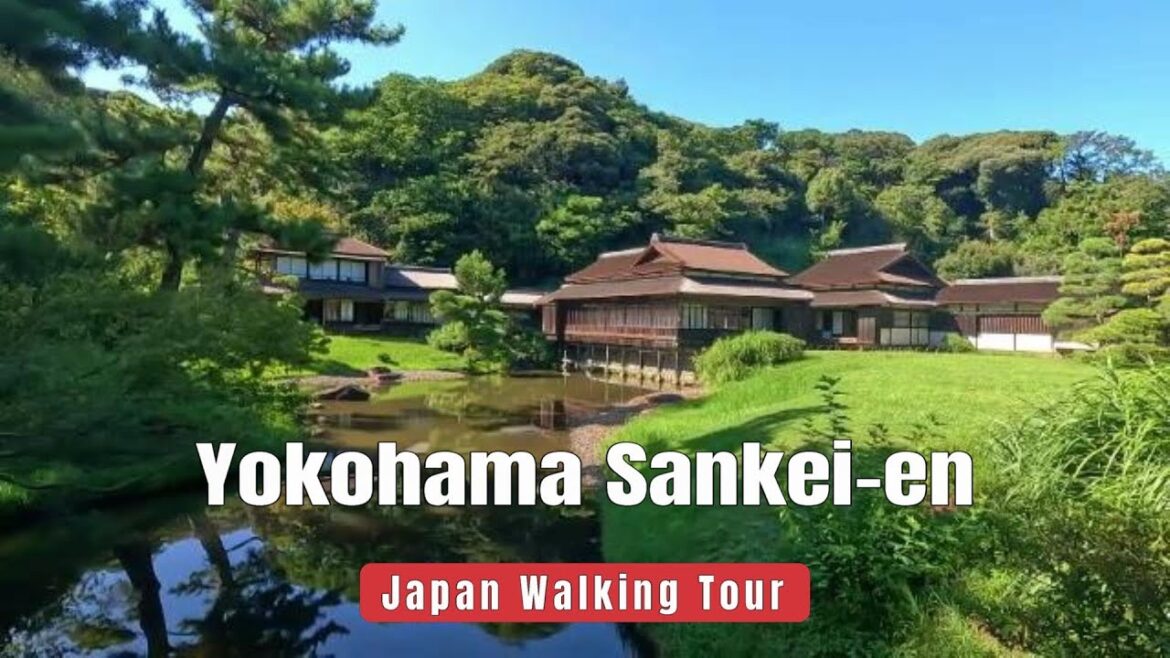 Beatiful Japanese Garden Waking Tour-4K-, Ykohama Sankeien Gardens, Beatiful Japanese Garden Waking Tour-4K-, Ykohama Sankeien Gardens,