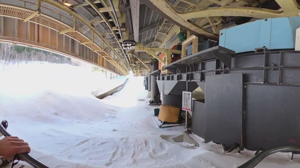 【4K 360° VR】Beautiful Ski Area in Japan | Japan Walk(also available without VR headset)