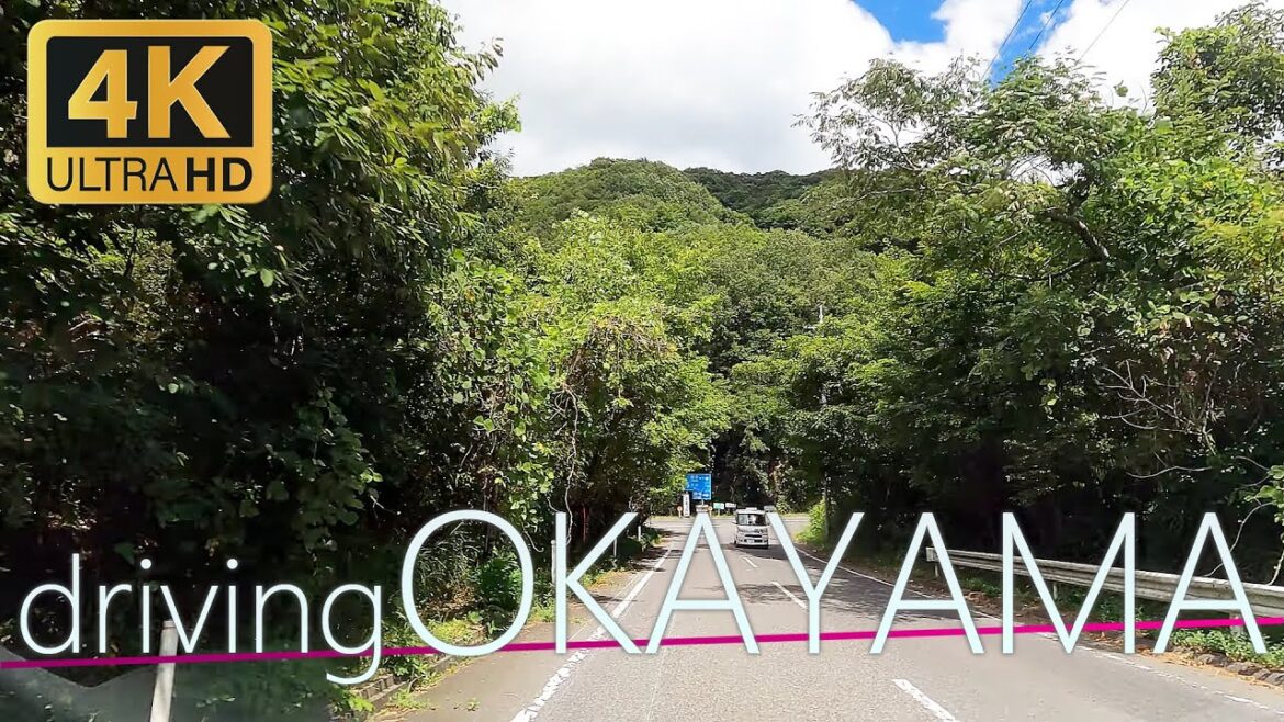 【4K】Driving Japan Okayama 岡山県岡山市北区芳賀～建部町大田