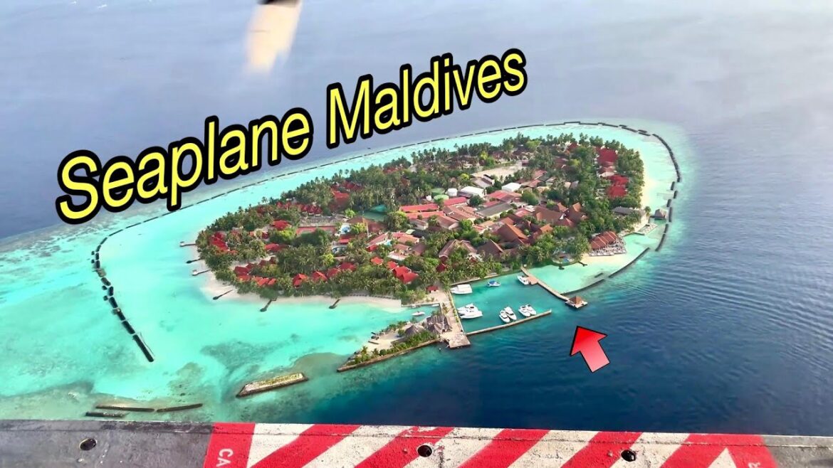 Unforgettable Maldives Seaplane ride with barefoot pilot 🤯😱