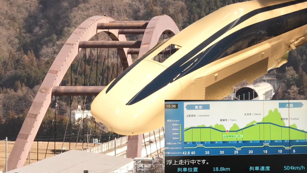 Japan's Maglev Train How it works (A Day trip out of Tokyo to Yamanashi)