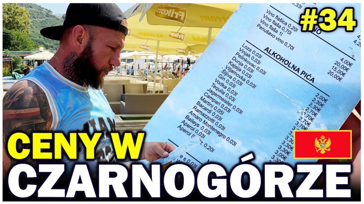 CZARNOGÓRA SAMOCHODEM - CENY w Sklepach, Restauracjach, Paliwa, Kempingów, Atrakcji turystycznych!