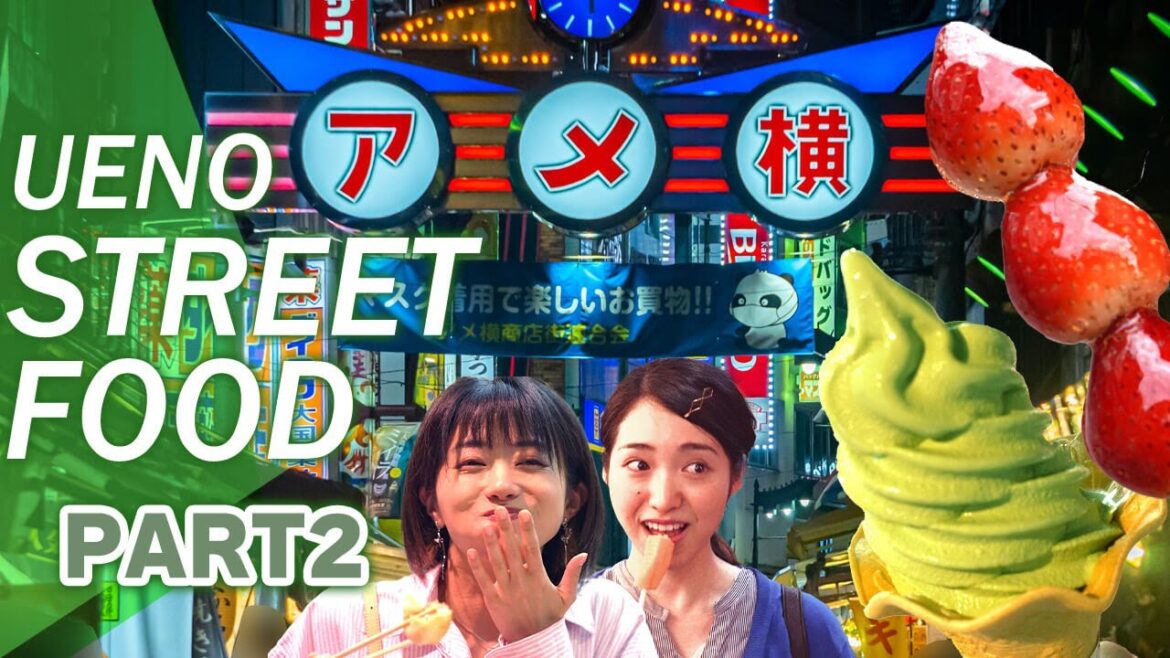 【4K UHD】Tokyo Ueno Street Food!this is the place to go! 2/2