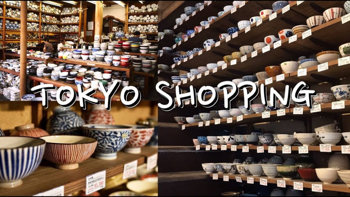 POTTERY (EARTHENWARE) SHOPPING in TOKYO JAPAN POTTERY (EARTHENWARE) SHOPPING in TOKYO JAPAN
