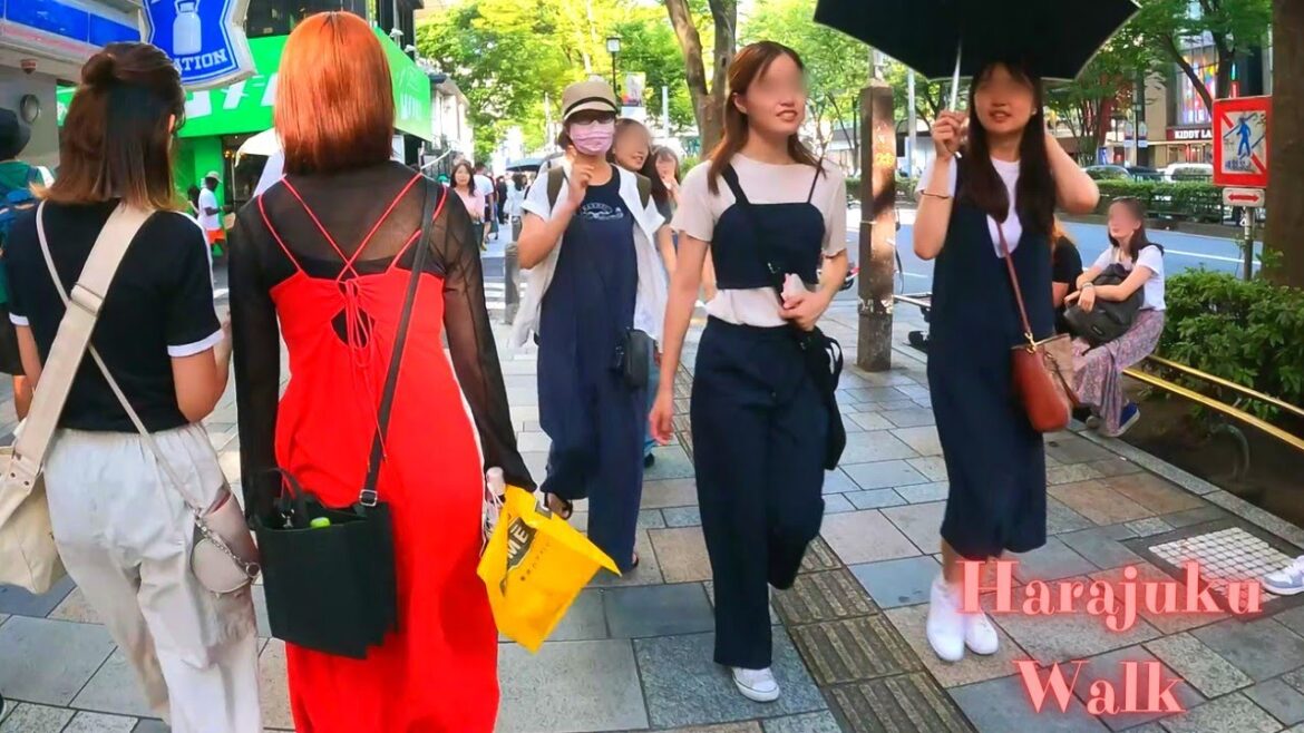 Harajuku Tokyo in Japan walk tour. 【4K】8.2023-23