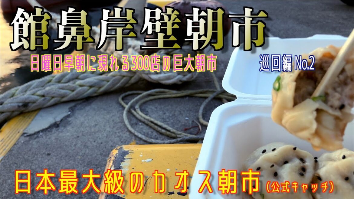 [巡回編 No 2] 館鼻岸壁朝市 -日曜日に現れる日本最大級のカオス朝市- 2023/04/23