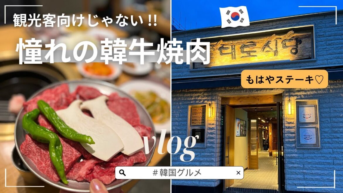 【韓国旅行】これぞオトナ旅！食通の方には行って欲しい老舗高級焼肉店 / 地元のグルメに交じりながら厳選されたブランド牛を味わう / Korea Vlog