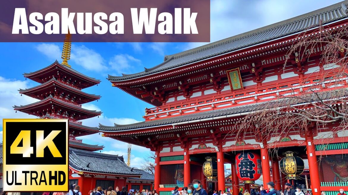 【4K UHD】Walk in Asakusa, Tokyo|Japan 2023