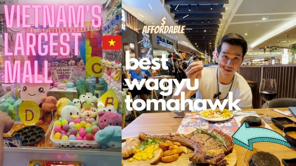The Most Affordable Wagyu Tomahawk Steak At Vietnam's Largest Mall! #wagyu #vietnam