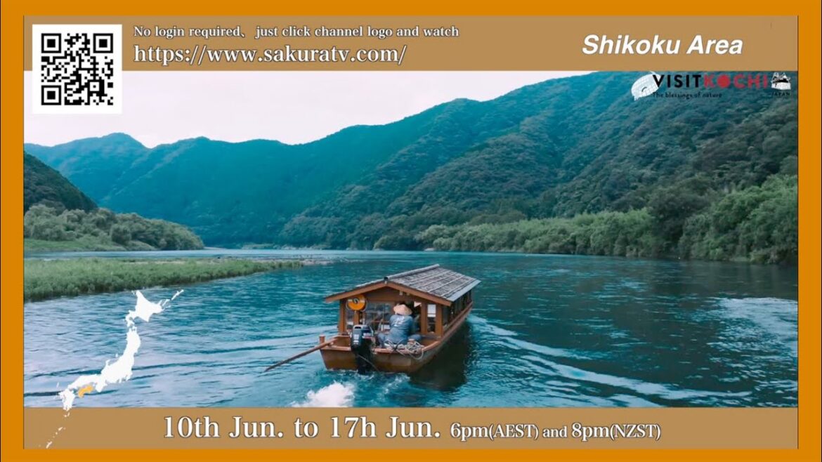 Visit Shikoku Island of Japan. Watch us on Sakura TV 24/7 free streaming service over Australia & NZ