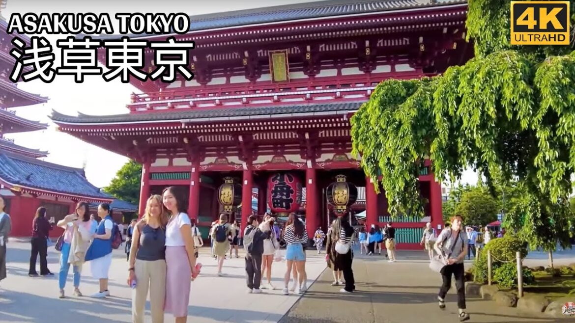 【4K】TOKYO TRAVEL 2023 -  浅草東京 Asakusa in Tokyo Walking Tour Street People Shopping Food - Tokyo Walk