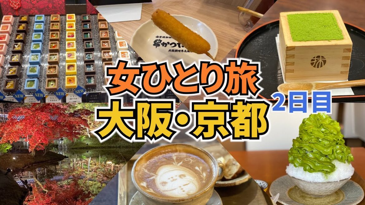 【大阪・京都ひとり旅Vlog2日目】アラフォー女のひとり旅/大阪・京都旅行3泊4日/観光・グルメ/Osaka Trip/Kyoto Trip 【大阪・京都ひとり旅Vlog2日目】アラフォー女のひとり旅/大阪・京都旅行3泊4日/観光・グルメ/Osaka Trip/Kyoto Trip