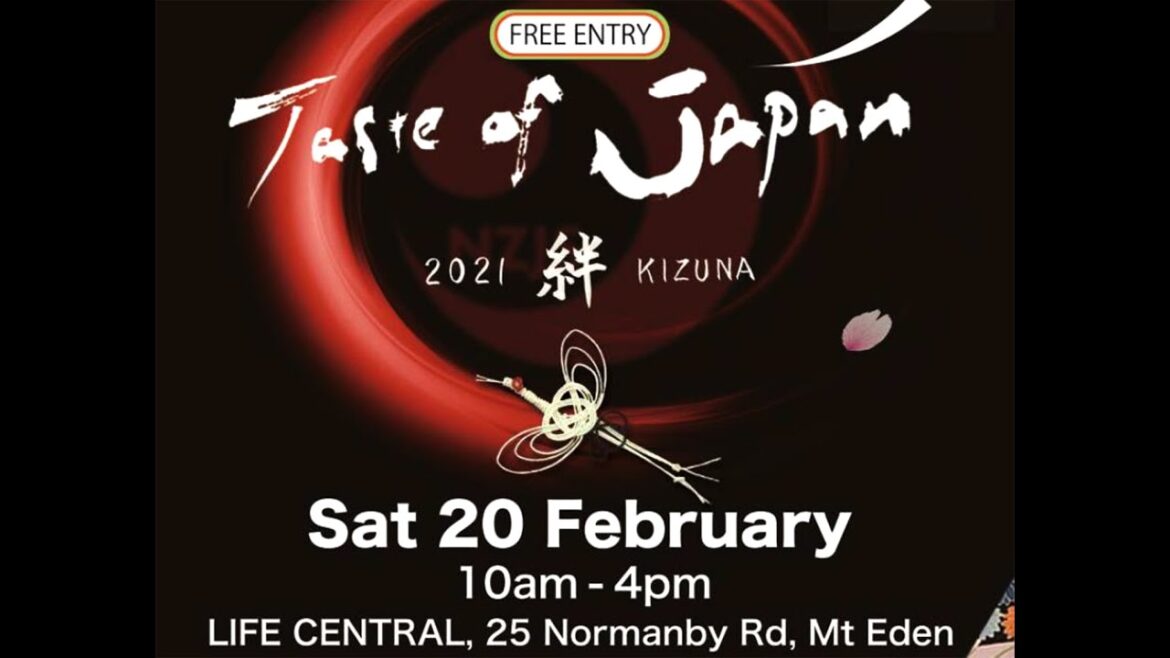 Taste of Japan is on 20th February Saturday at LIFE Central, 25 Normanby RD, Mt.Eden. FREE ENTRY